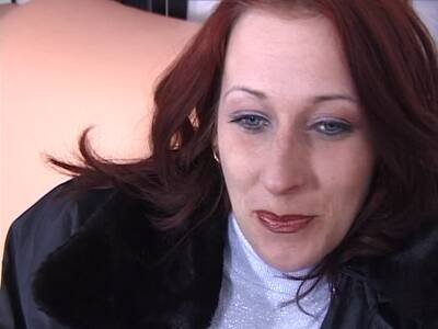 Rothaarige beim Blascasting