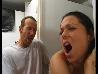 Fickdate auf einem öffentlichen WC